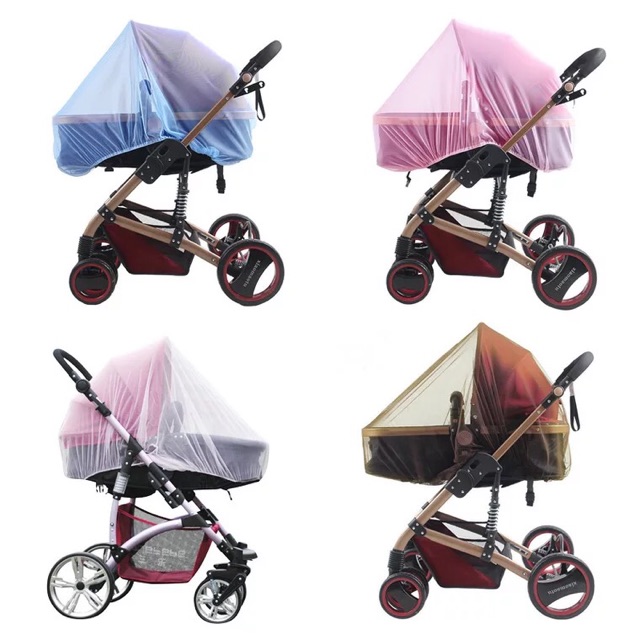 Jaring penutup stroller jaring anti nyamuk tirai stroller cover stroller