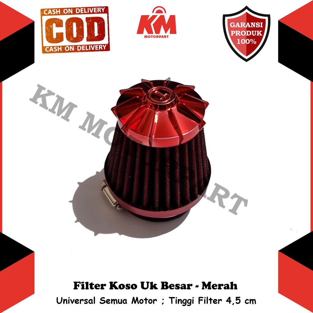 Filter Koso Saringan Udara Karburator Karbu Universal Motor