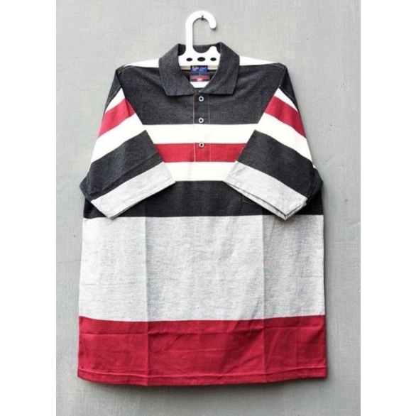 KAOS KERAH SALUR PRIA XL/KAOS KERAH PRIA