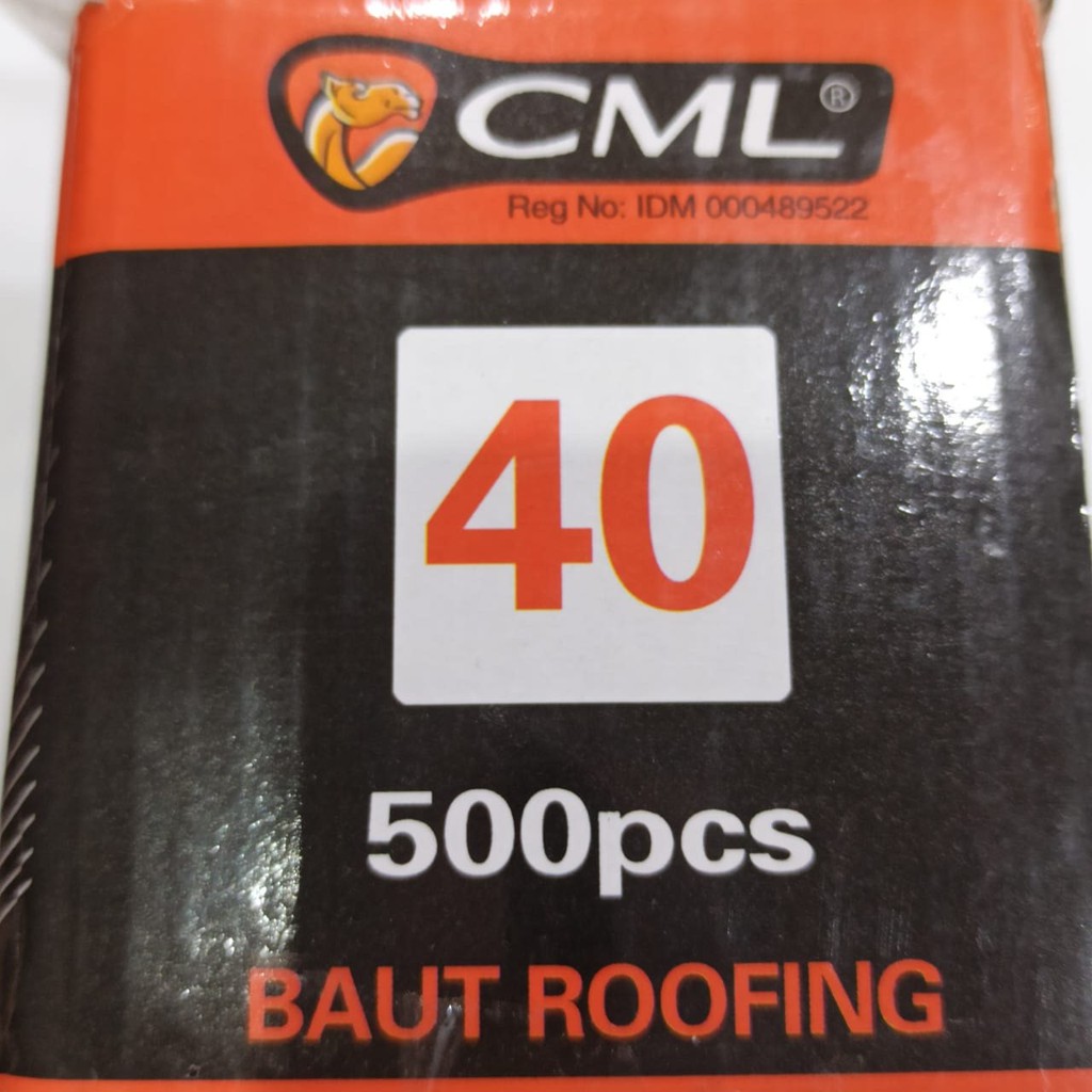 Baut Roofing 12 x 40 / Mata Baut Ruping Baja Ringan 4 cm