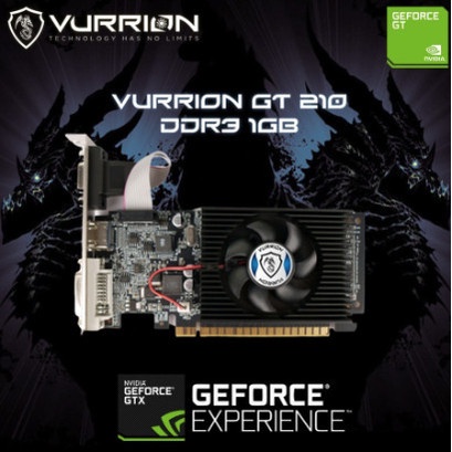 VGA VURRION GT 210 1GB DDR3 64Bit GAMING VGA ORI NAMPOLL