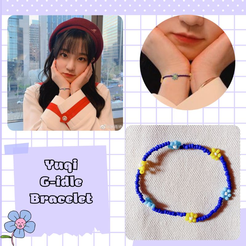 g idle bracelet | gelang g-idle | gelang idol Kpop | gelang manik beads bracelet Korean style | gela