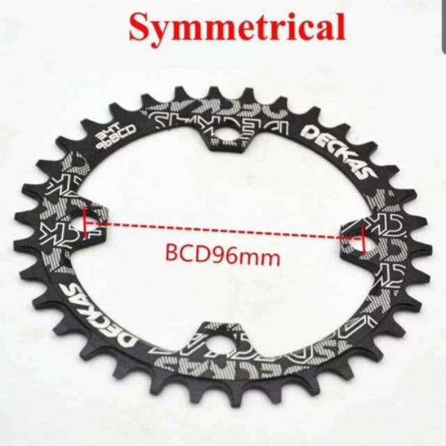 Chainring sepeda BCD 96 simetris