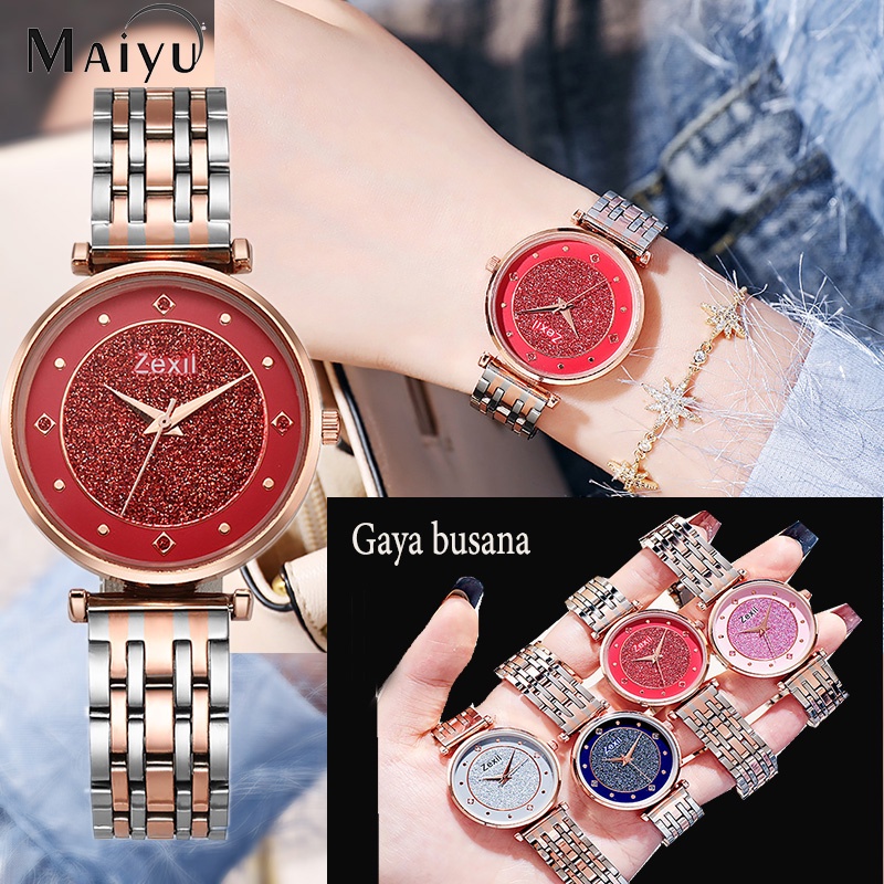 Jam Tangan Wanita A0145 Gypsophila Steel Band Watch