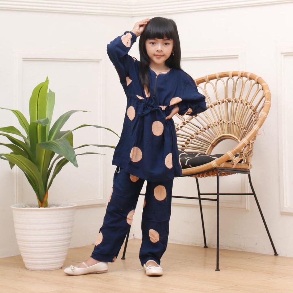 Setelan anak perempuan setelan waka waka anak baju anak daster setelan anak celana panjang {PBU.15Jn