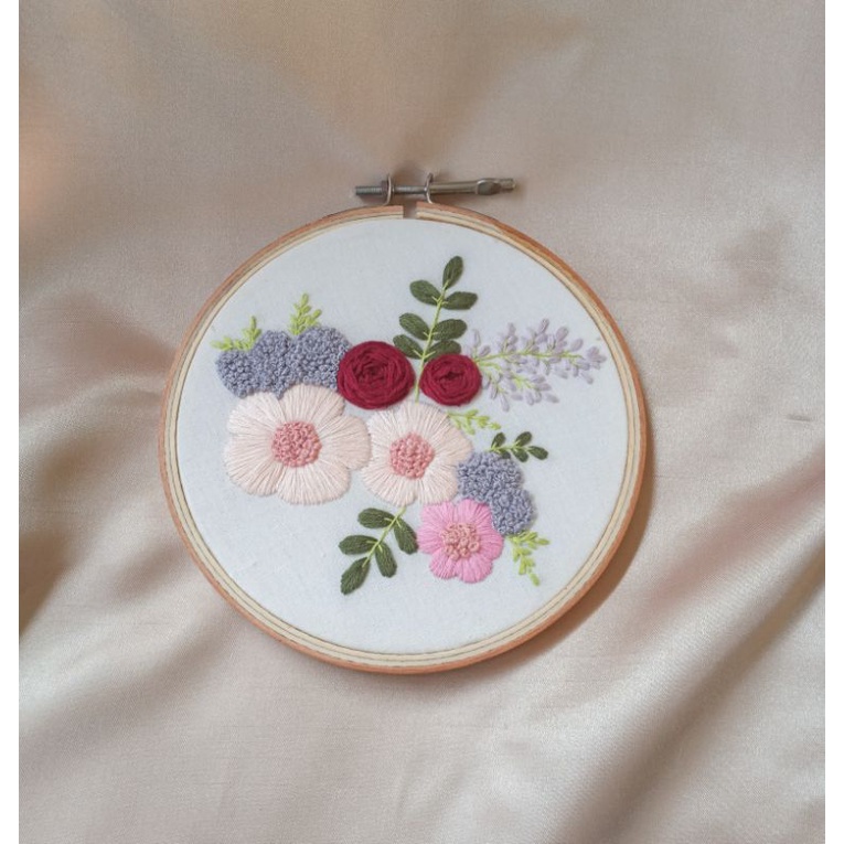 Hoop art embroidery, embroidery, Hiasan dinding, dekorasi dinding, sulam, custom, jasa menyulam, jas