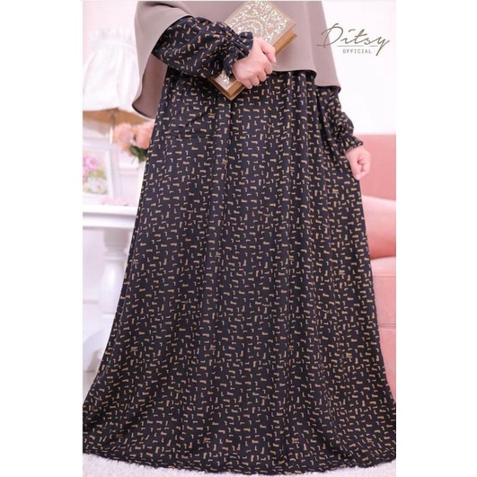 Ditsy Edisi Maret 2022 Runa black size xl, Liefde mauve size xl, Amore navy size xl