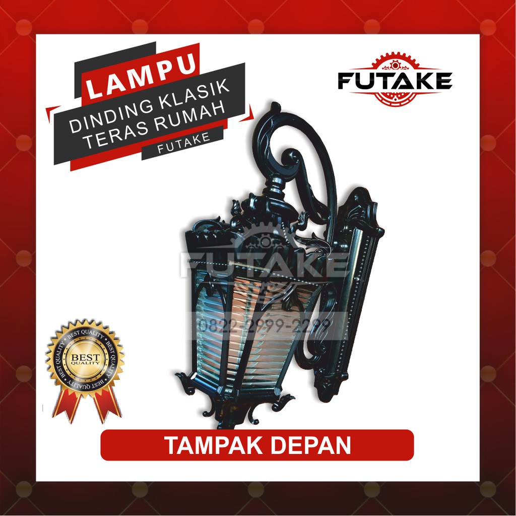 FUTAKE - Lampu Dinding Hias Cantik Dan Klasik Gaya Eropa/ Lampu Tempel Aluminium Berkualitas