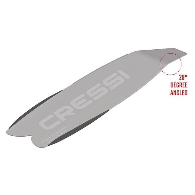 Cressi Long Fin Fins Freediving Gara Modular Impulse Kaki Katak Selam