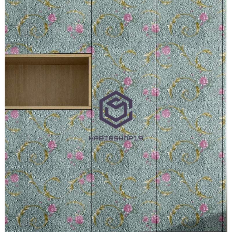 Wallpaper Sticker Dinding Bunga Dinding 9sd10mx45cm