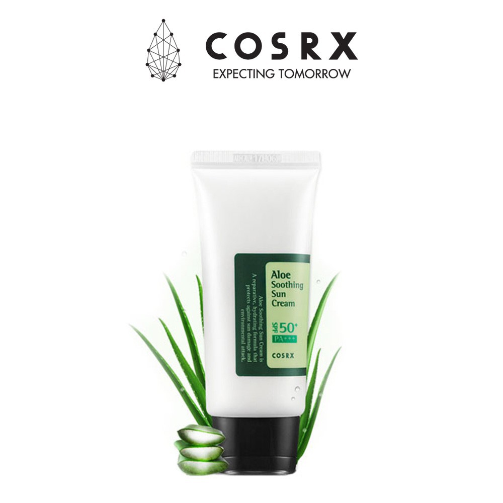 Sunscreen COSRX Aloe Soothing Sun Cream SPF 50+ PA 50 ml BPOM - Sunblok Sunblock Wajah - Crosx Corsx