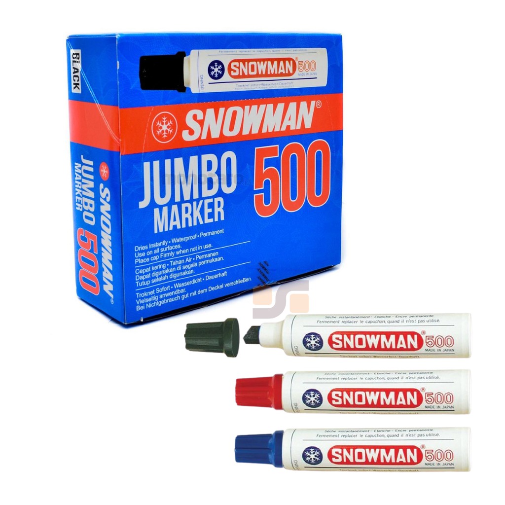 

Spidol Jumbo Marker Permanent Snowman J - 500