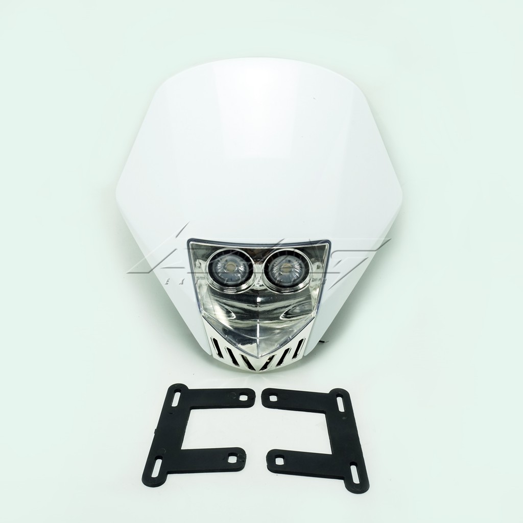 HEADLAMP KTM MODEL ALIEN LED KLX CRF DTRACKER PUTIH