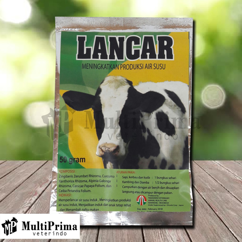 

Obat Sapi - LANCAR 50gram Meningkatkan Produksi Susu Sapi
