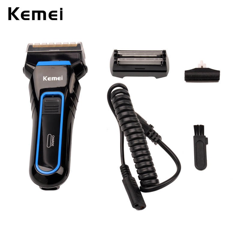 Kemei Alat Cukur Kumis Jenggot KM-2016 Electric Shaver Rechargeable