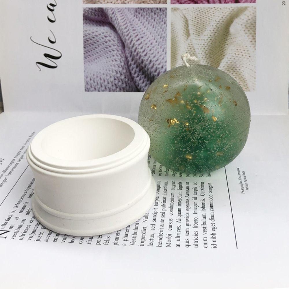Solighter Round Ball Candle Cetakan Lilin Lilin Handmade Aromaterapi Perlengkapan Membuat Lilin Kerajinan Tangan Untuk Resin Epoxy