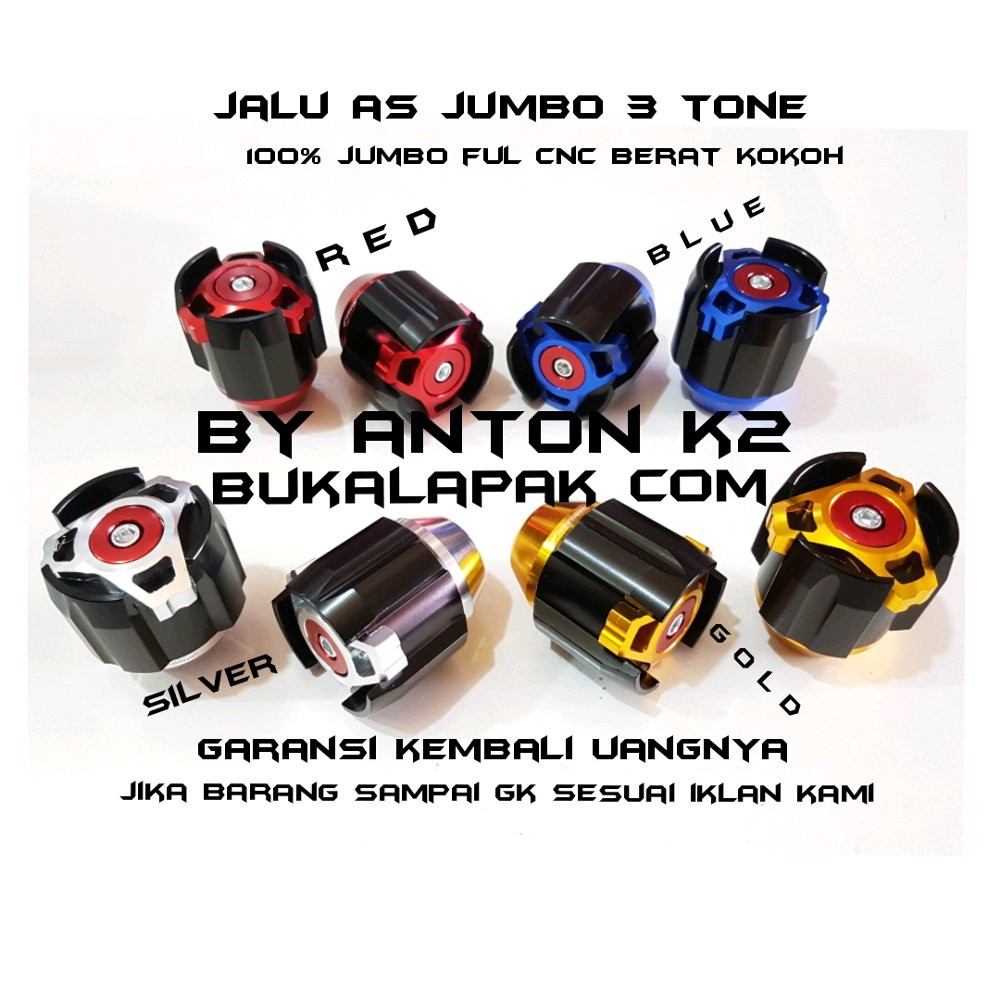 JALU AS RODA DEPAN JUMBO BESAR CNC FUL MIO SPORTY JUPITER Z SONIC NOUVO Z TIGER R15 25 NINJA R RR