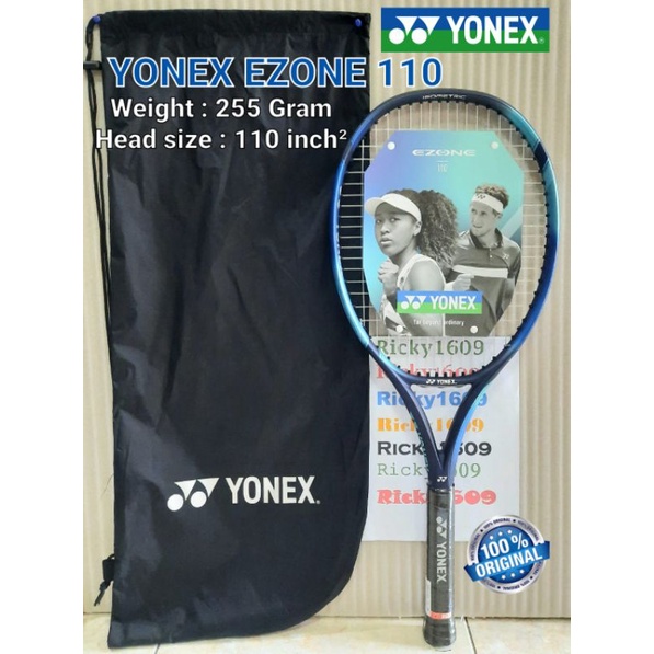 RAKET TENIS YONEX EZONE 110 (SKY BLUE) RAKET YONEX EZONE 110 - ORIGINAL YONEX