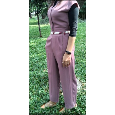 Jumsuit V - Neck Wanita GU* U*Niqlo Original Branded