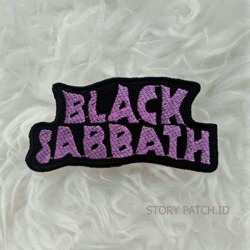 PATCH BIRDIR EMBLEM BORDIR JAHIT BAND BLACK SABBATH AKSESORIS FASHION PATCH MUSIK ROCK METAL