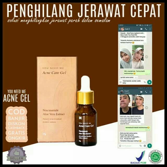 YOU NEED ME ACNE CARE GEL SERUM PENGHILANG JERAWAT