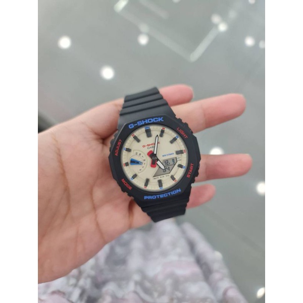 Jam Tangan Unisex G-shock GMA-S2100WT-1A New 2100 Original Garansi Resmi