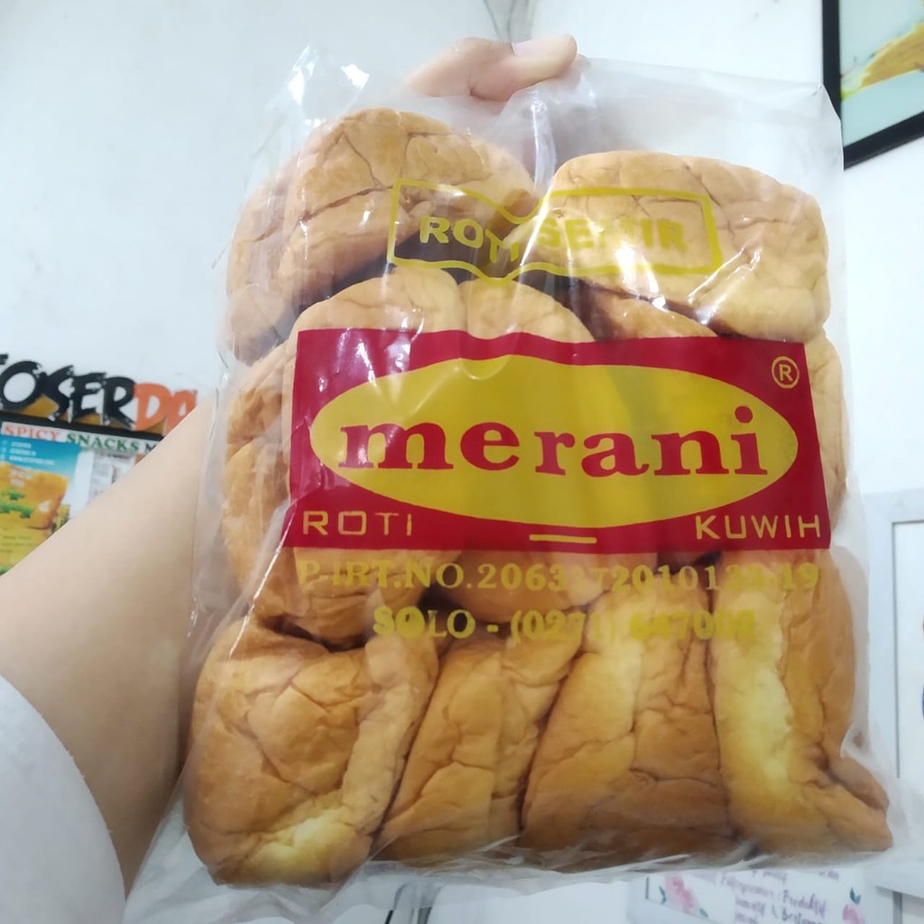 

ROTI BASAH MERANI ISI 10PCS ASLI SOLO MANIS ENAK MANTAP
