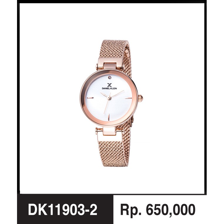 Daniel Klein DK11903-2 Rosegold Jam Tangan Wanita Original Fashion Wanita