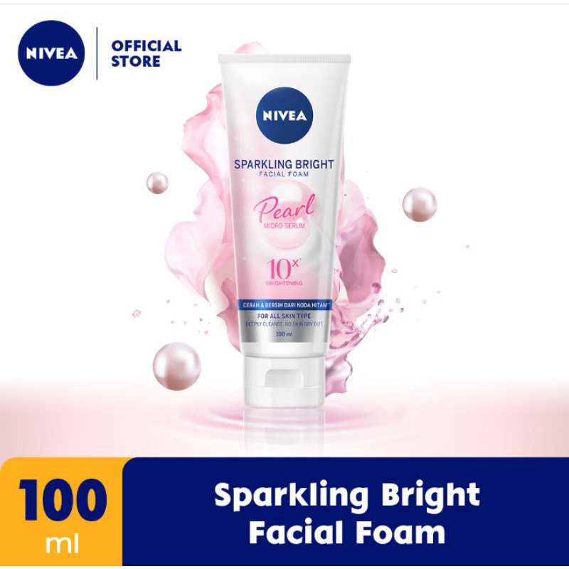 Nivea Sparkling Bright Facial Foam 100ml