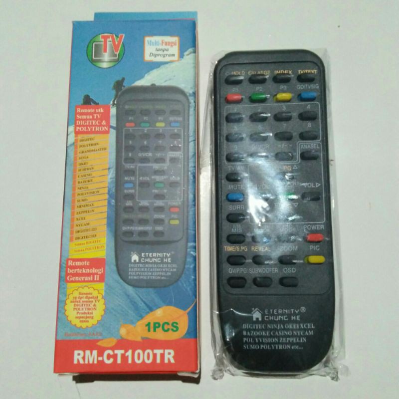 REMOT TV TABUNG DIGITEG/POLYTRON