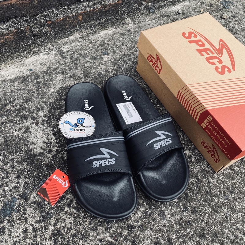 Sandal Slop Specs Sandal Slide Specs Sandal Specs-strip grey