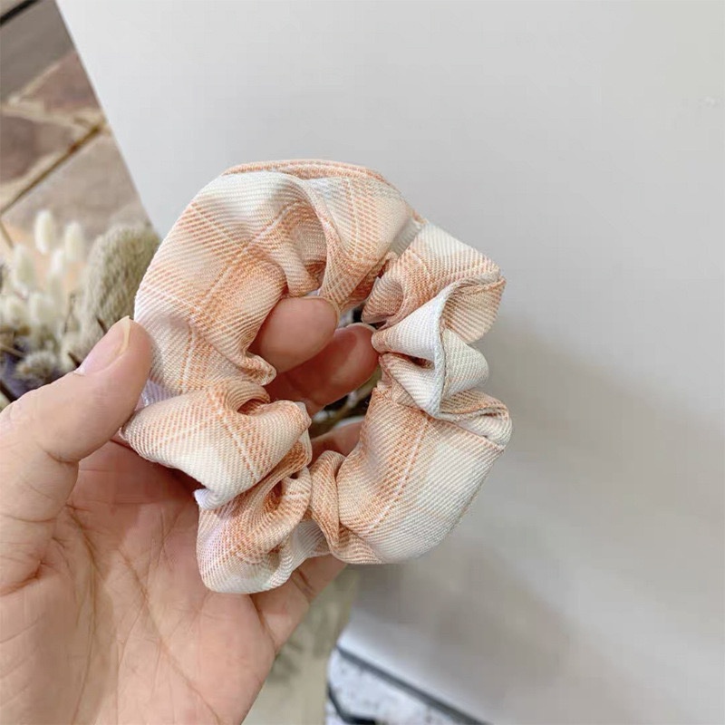 MORYMOSHI X52 Ikat Rambut Import Iket Rambut Korean Scrunchies Kunciran Rambut Motif Garis