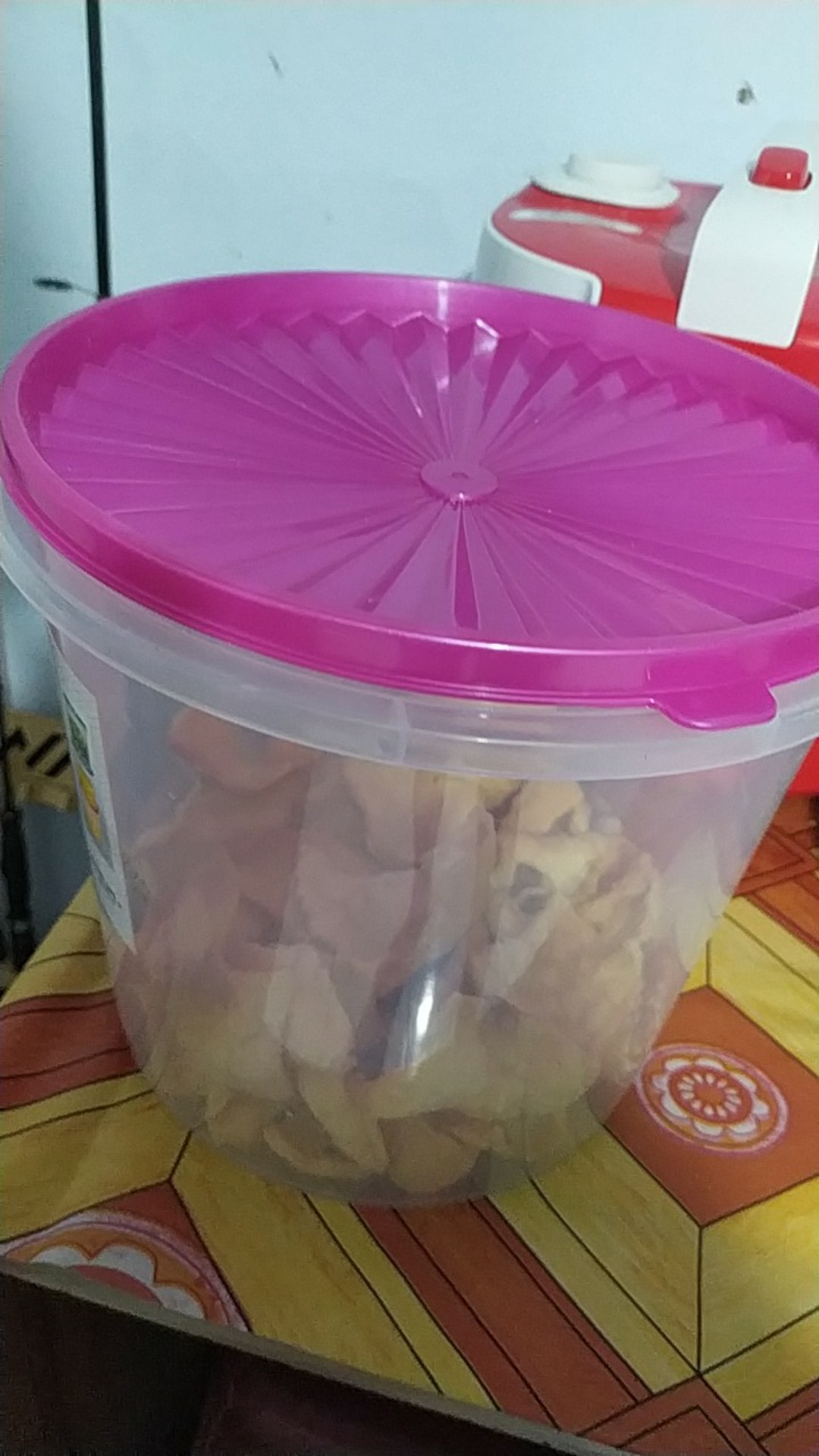 Sealware/toples/tempat Kerupuk 10ltr Plastik Komet Star Makanan Kue Es Biskuit