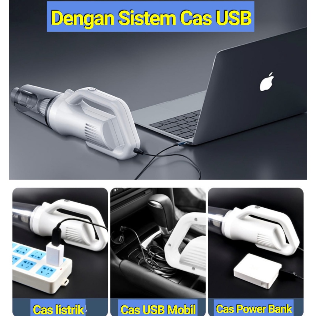 Wireless Vacuum USB / Cleaner Home Vacum Car / Penyedot Debu Vakum Mobil /Vacum Rumah / penyedot debu