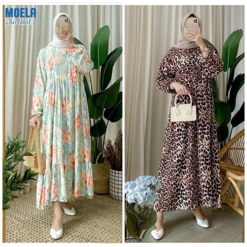 (RPA) ALL MIDI GAMIS DRESS RAYON UNIQLO PART 2