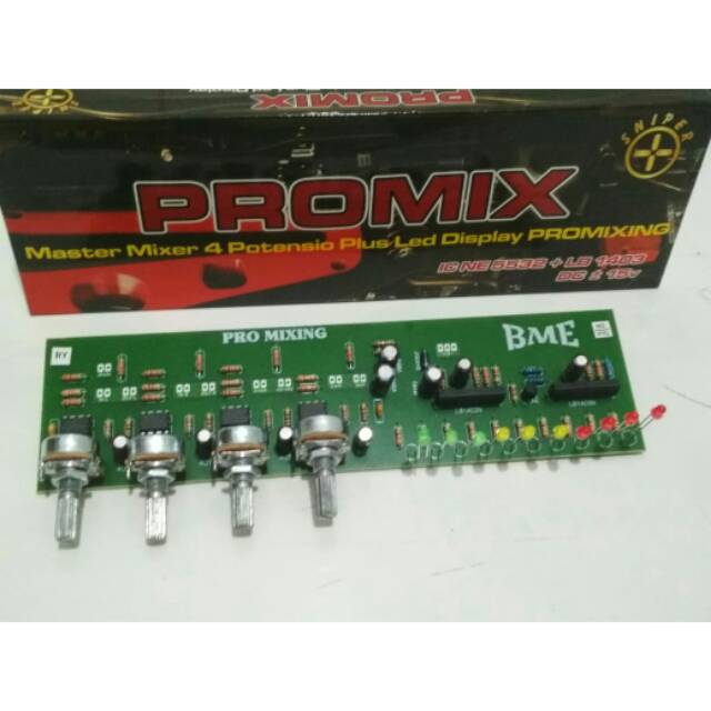 Master mixer 4 potensio sniper