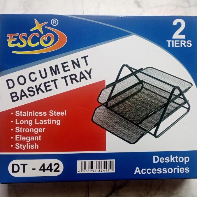 

((BISA COD)) Document Tray 2 tingkat Document Organizer Rak kertas file PROMOKode 5151