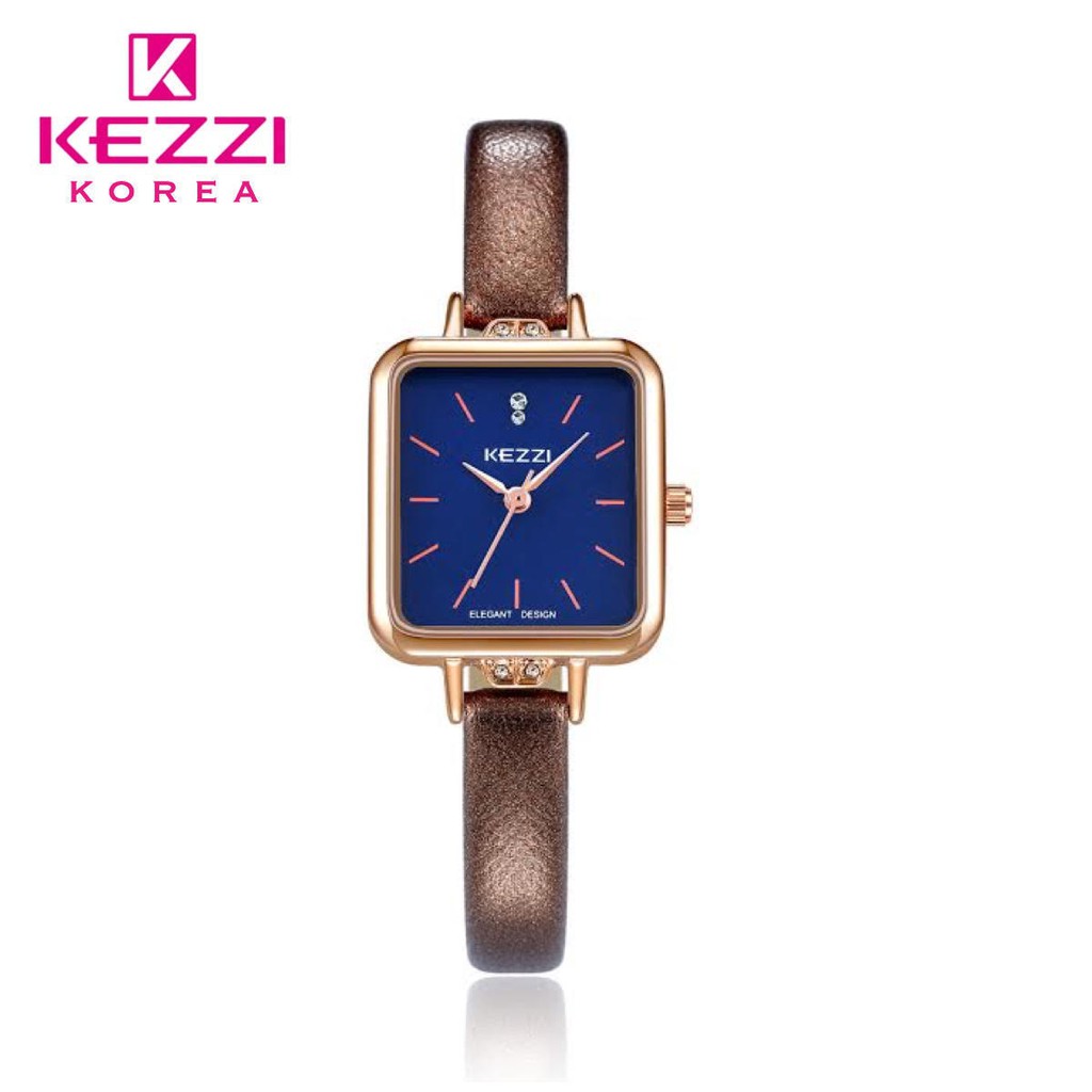 Kezzi Korea 1864 Cokelat - Jam Tangan Fashion Wanita - Model Analog