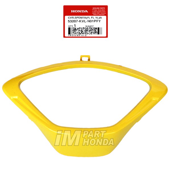 53207-KVL-N01PFY Cover List Spedo Meter Supra X 125 Batman Kuning JKT