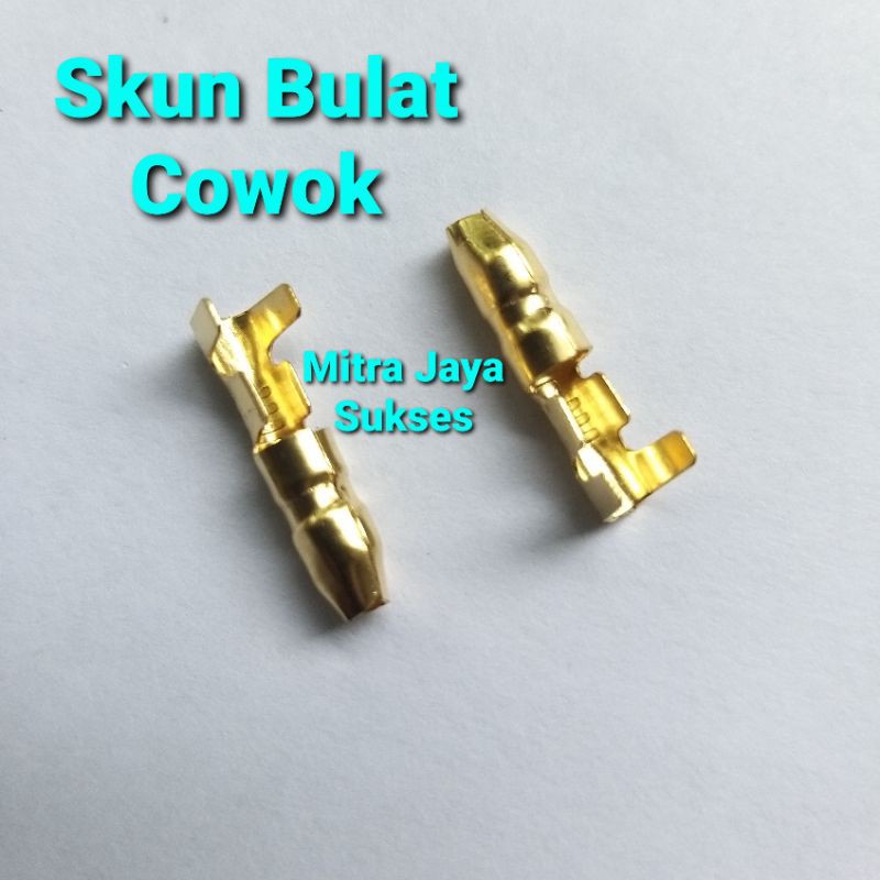 SKUN BULAT COWOK JANTAN Soket Kabel Motor isi 100 pcs