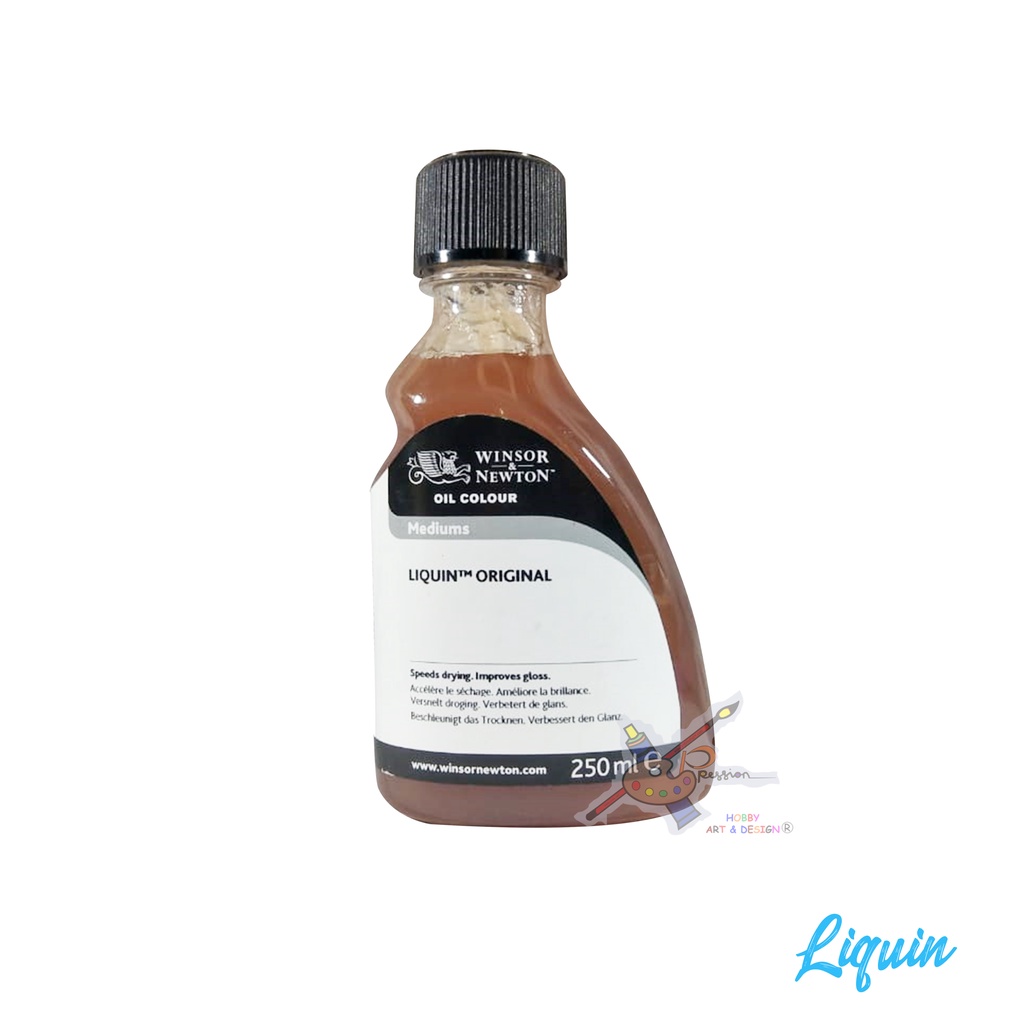 

WINSOR & NEWTON LIQUIN OIL ORIGINAL 250 ML MEDIA CEPAT KERING UNTUK ALKYD DAN CAT MINYAK