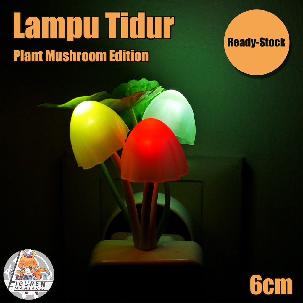 Lampu Tidur LED Model Mushroom Plant Lampu Tanaman Kualitas Premium Harga Murah