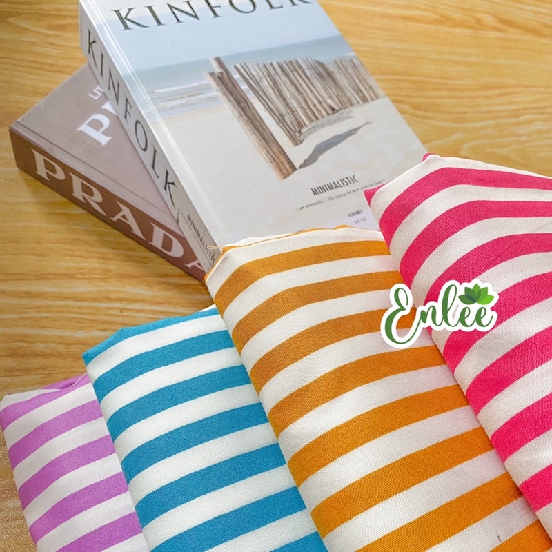 SPREI AESTHETIC MONOCHROM STRIPE PASTEL