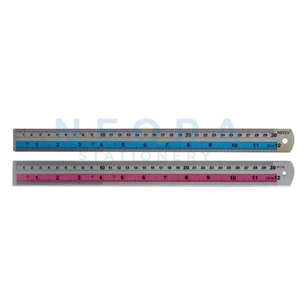 

Novus Alumunium Ruler 30 cm - Penggaris Alumunium