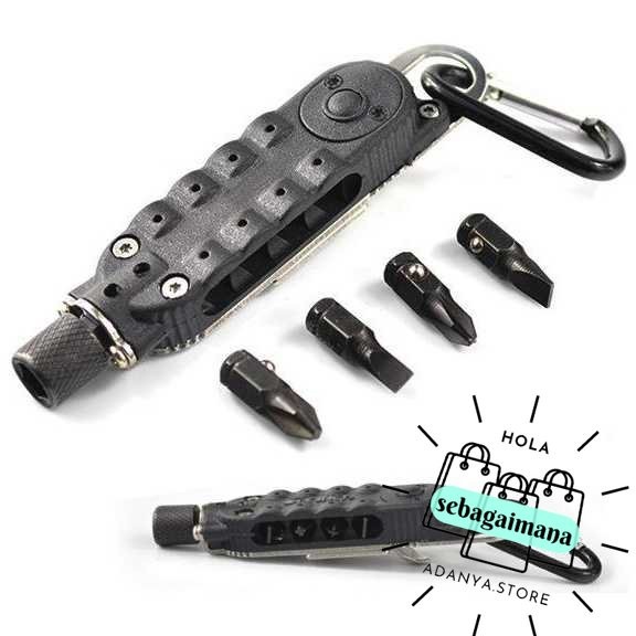 CRKT Driver Obeng Magic Screwdriver EDC Multifunction Tools - 9095