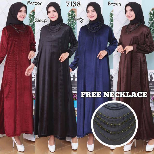 35+ Terbaik Untuk Baju Gamis Beludru