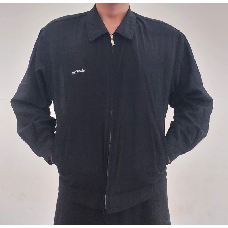 jaket kasual tartan brand MANSTAR