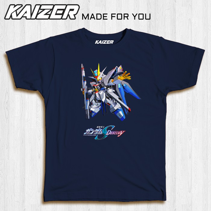 KAIZER RH-1379 Kaos SD Gundam Seed Destiny Strike Freedom Chibi