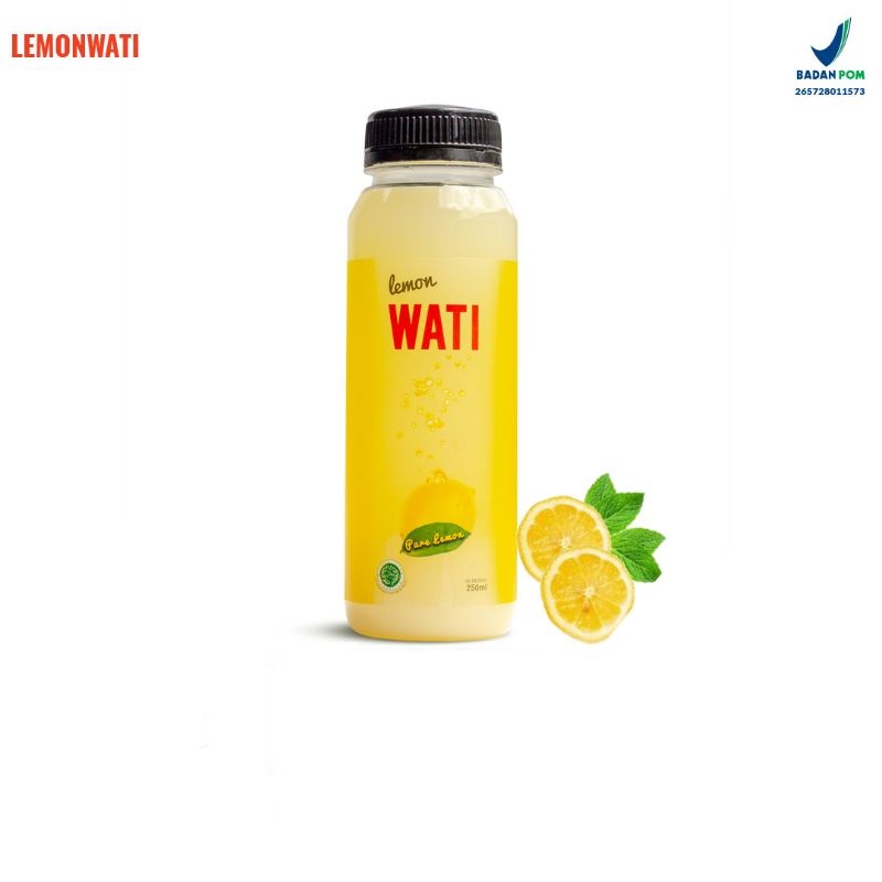 

LEMONWATI 250ml diet langsing sari lemon fresh peras asli premium juice detox alami BPOM HALAL