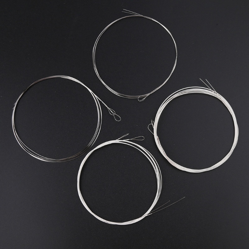 Sun 1 Set Senar Mandolin Bahan Tembaga Karbon Warna Silver